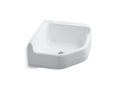 KOHLER K-6710-0 Whitby Floor-Mount Corner Service Sink - White