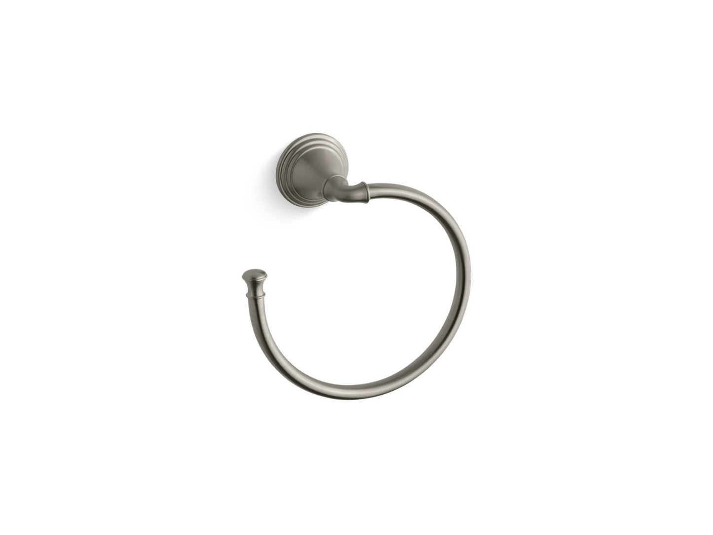 KOHLER K-10557-BN Devonshire Towel Ring In Vibrant Brushed Nickel