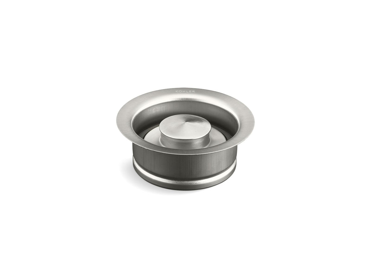 KOHLER K-11352-BS Disposal Flange With Stopper - Brushed Stainless