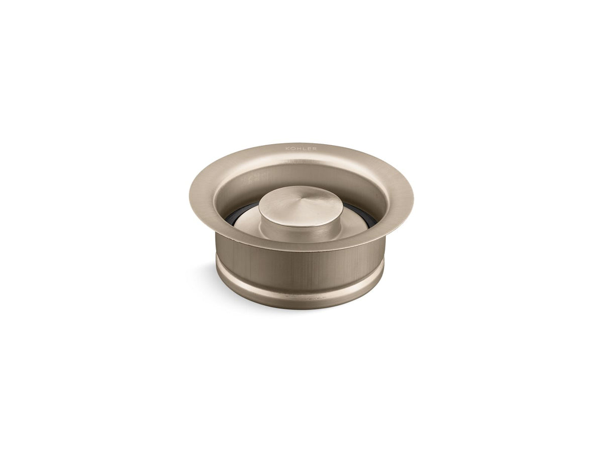 KOHLER K-11352-BV Disposal Flange With Stopper - Vibrant Brushed Bronze