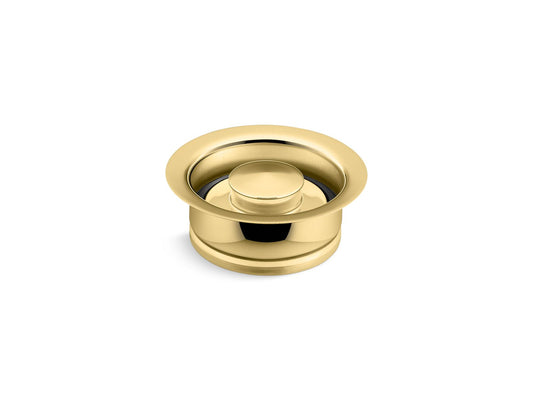 KOHLER K-11352-PB Disposal Flange With Stopper In Vibrant Polished Brass