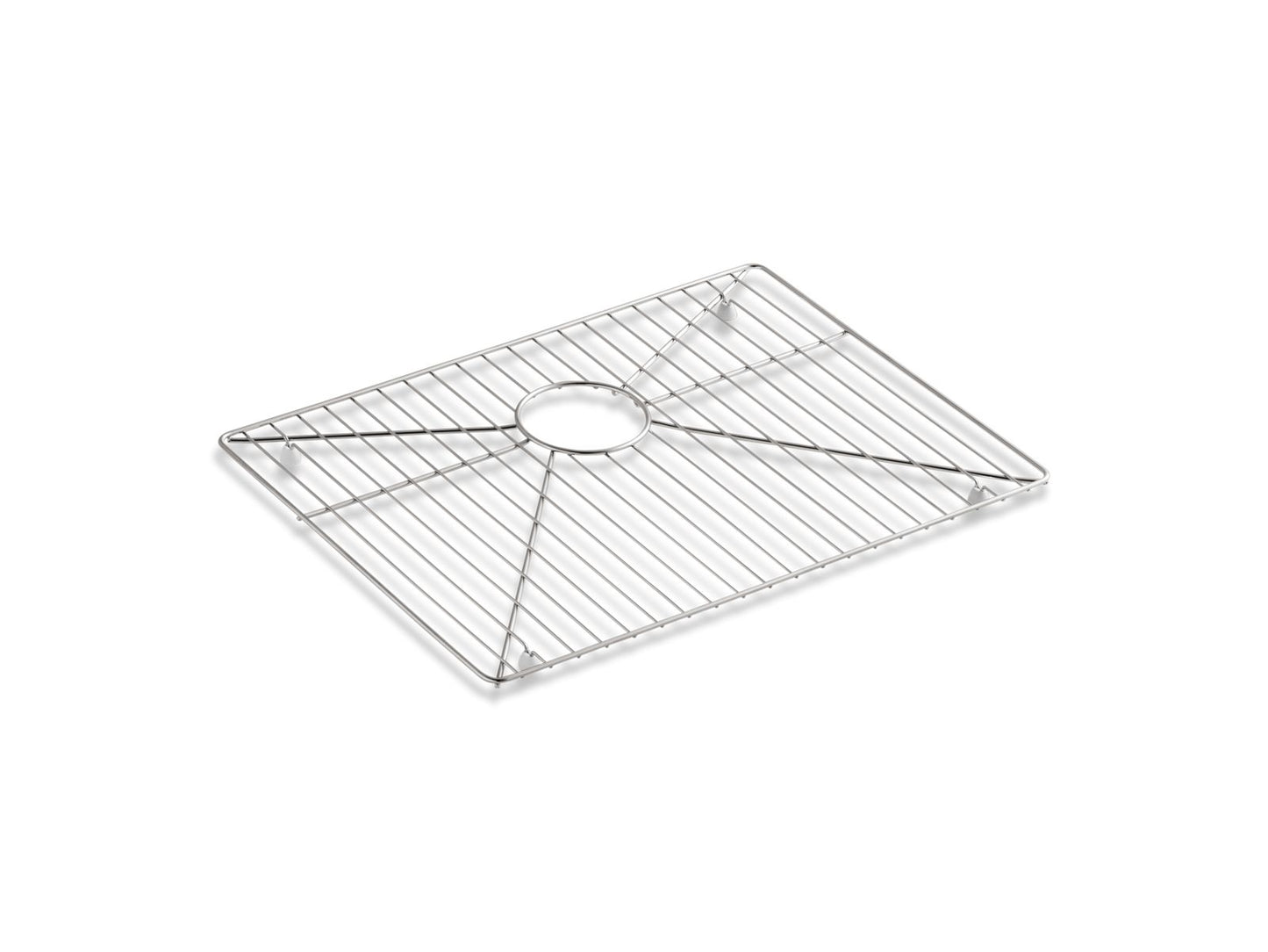 KOHLER K-6645-ST Vault Strive Stainless steel sink rack, 21-1/4" x 15-15/16" for Vault K-3822 kitchen sink - Stainless Steel