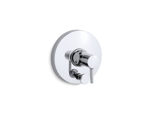 KOHLER K-T8979-4-CP Toobi Rite-Temp Valve Trim With Push-Button Diverter In Polished Chrome