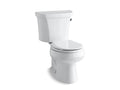KOHLER K-3997-UR-0 Wellworth Two-Piece Round-Front Toilet, 1.28 Gpf - White