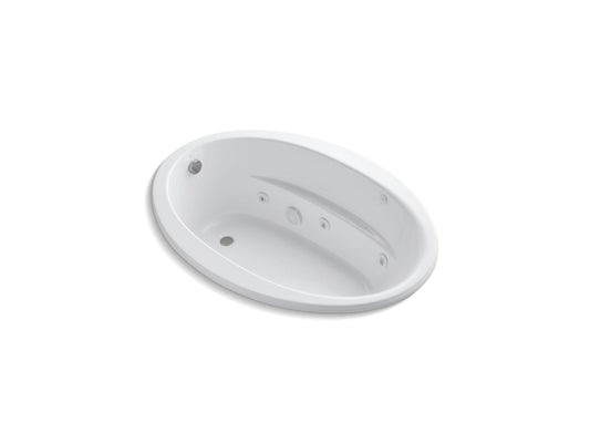 KOHLER K-1162-W1-0 Sunward 60" X 42" Drop-In Whirlpool Bath With Bask Heated Surface In White