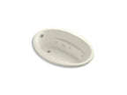 KOHLER K-1162-96 Sunward 60" X 42" Drop-In Whirlpool Bath - Biscuit