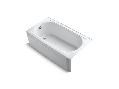 KOHLER K-721-0 Memoirs 60" x 33-3/4" alcove bath, left drain - White
