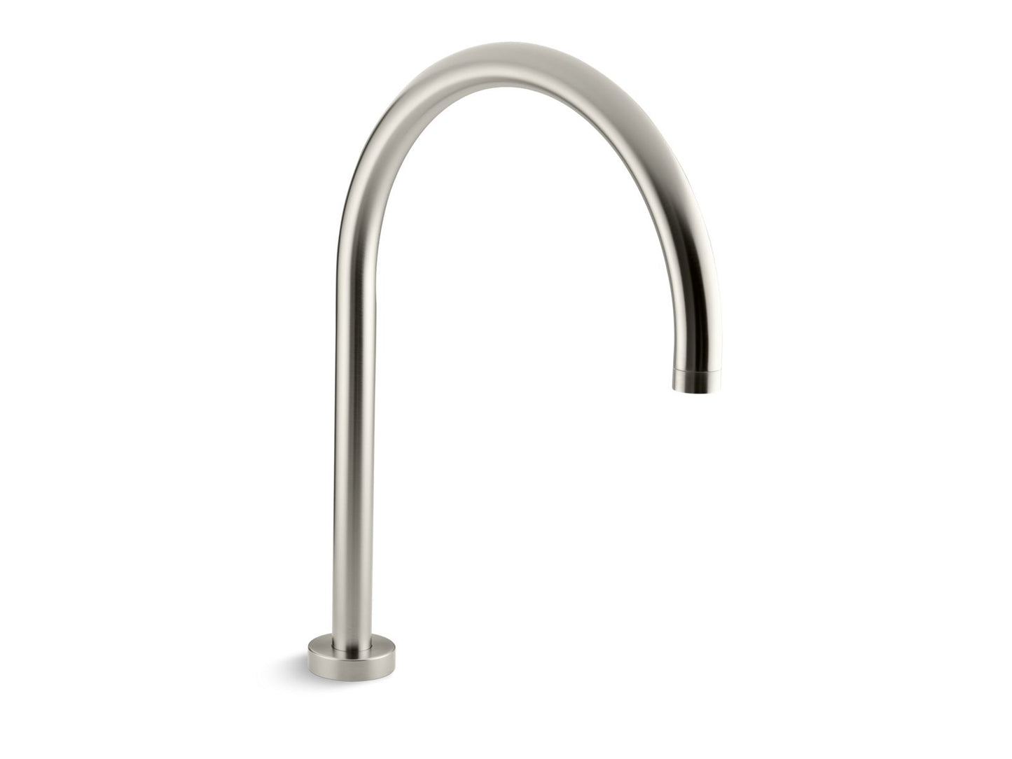 KOHLER K-8360-BN Laminar Deck-Mount Non-Diverter Bath Spout In Vibrant Brushed Nickel