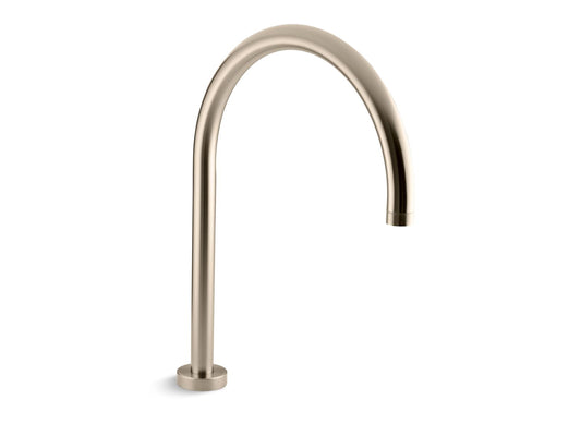 KOHLER K-8360-BV Laminar Deck-Mount Non-Diverter Bath Spout In Vibrant Brushed Bronze