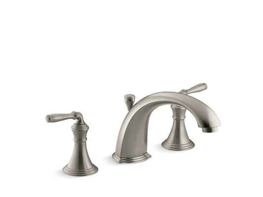 KOHLER K-T387-4-BN Devonshire Deck-Mount Bath Faucet Trim With Diverter In Vibrant Brushed Nickel