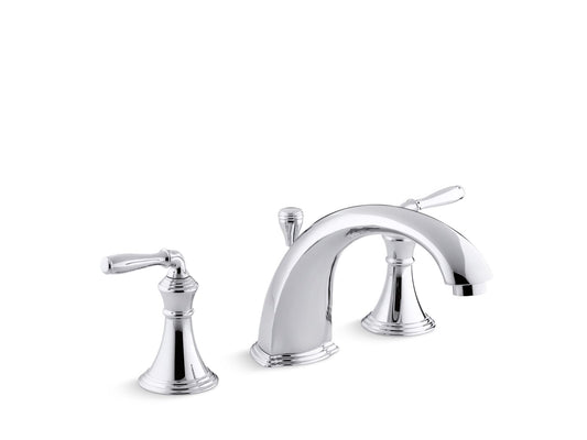 KOHLER K-T387-4-CP Devonshire Deck-Mount Bath Faucet Trim With Diverter In Polished Chrome