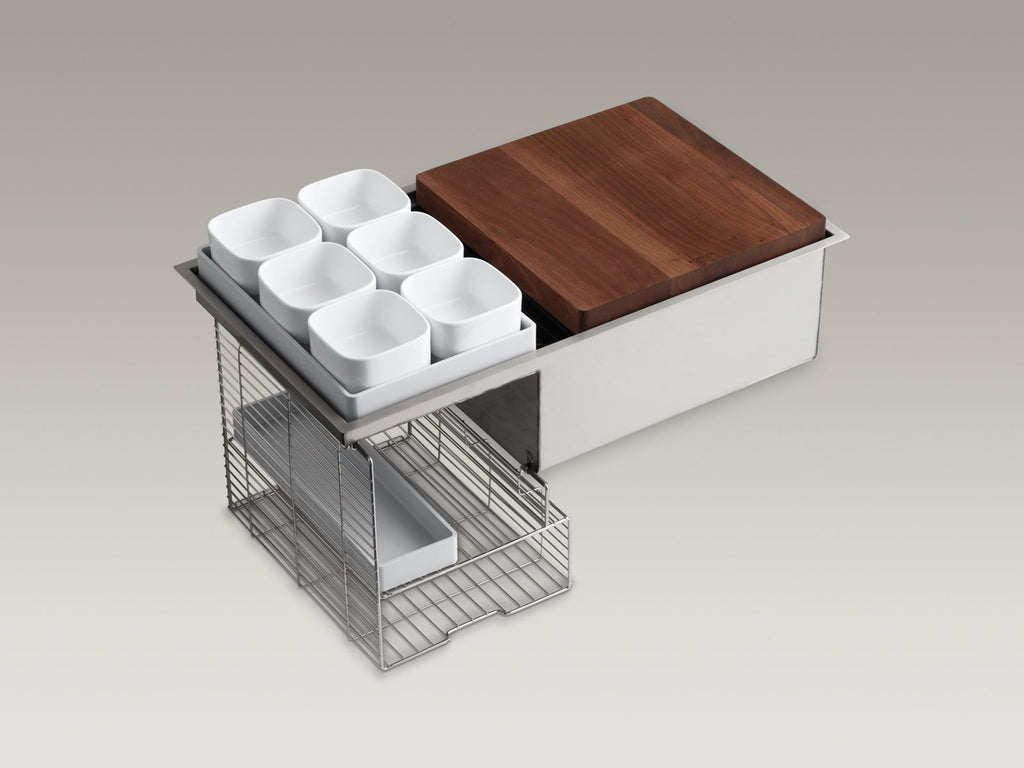 KOHLER K-6236-ST Stages Accessory Storage Rack For Stages 33" And 45" Sinks - Stainless Steel