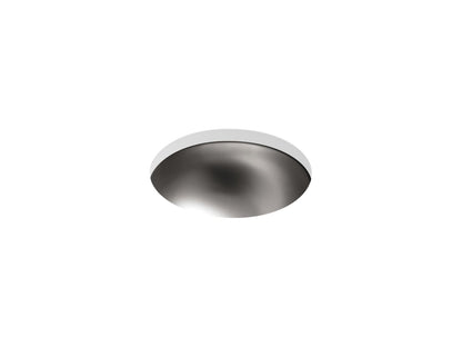 KOHLER K-2610-SU-NA Bolero 13-3/4" round drop-in/undermount bathroom sink, no overflow