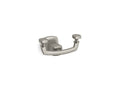 KOHLER K-16256-BN Margaux Double Robe Hook In Vibrant Brushed Nickel