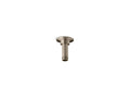 KOHLER K-7396-BV 3" Ceiling-Mount Single-Function Rainhead Arm And Flange - Vibrant Brushed Bronze