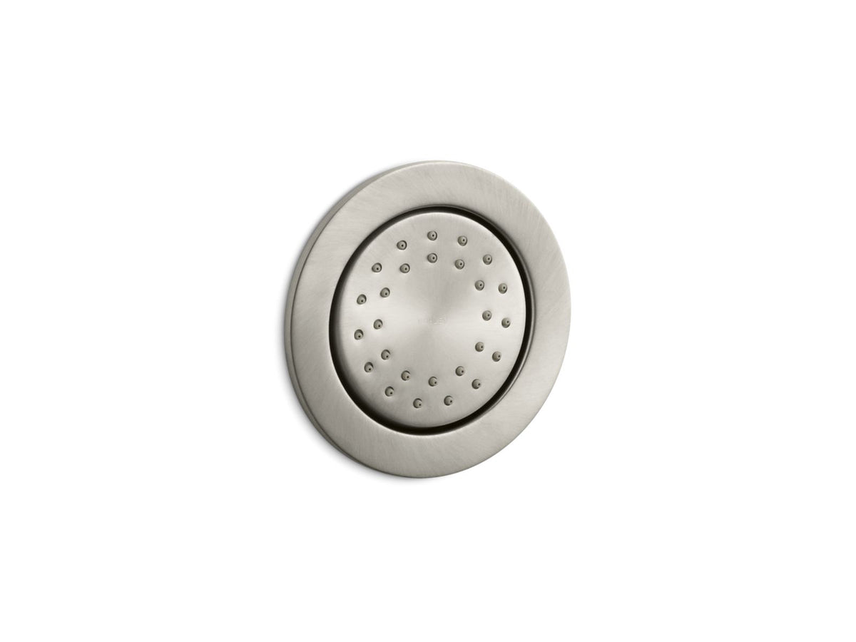 KOHLER K-77119-BN Watertile Round 27-Nozzle Single-Function Body Spray, 1.0 Gpm - Vibrant Brushed Nickel