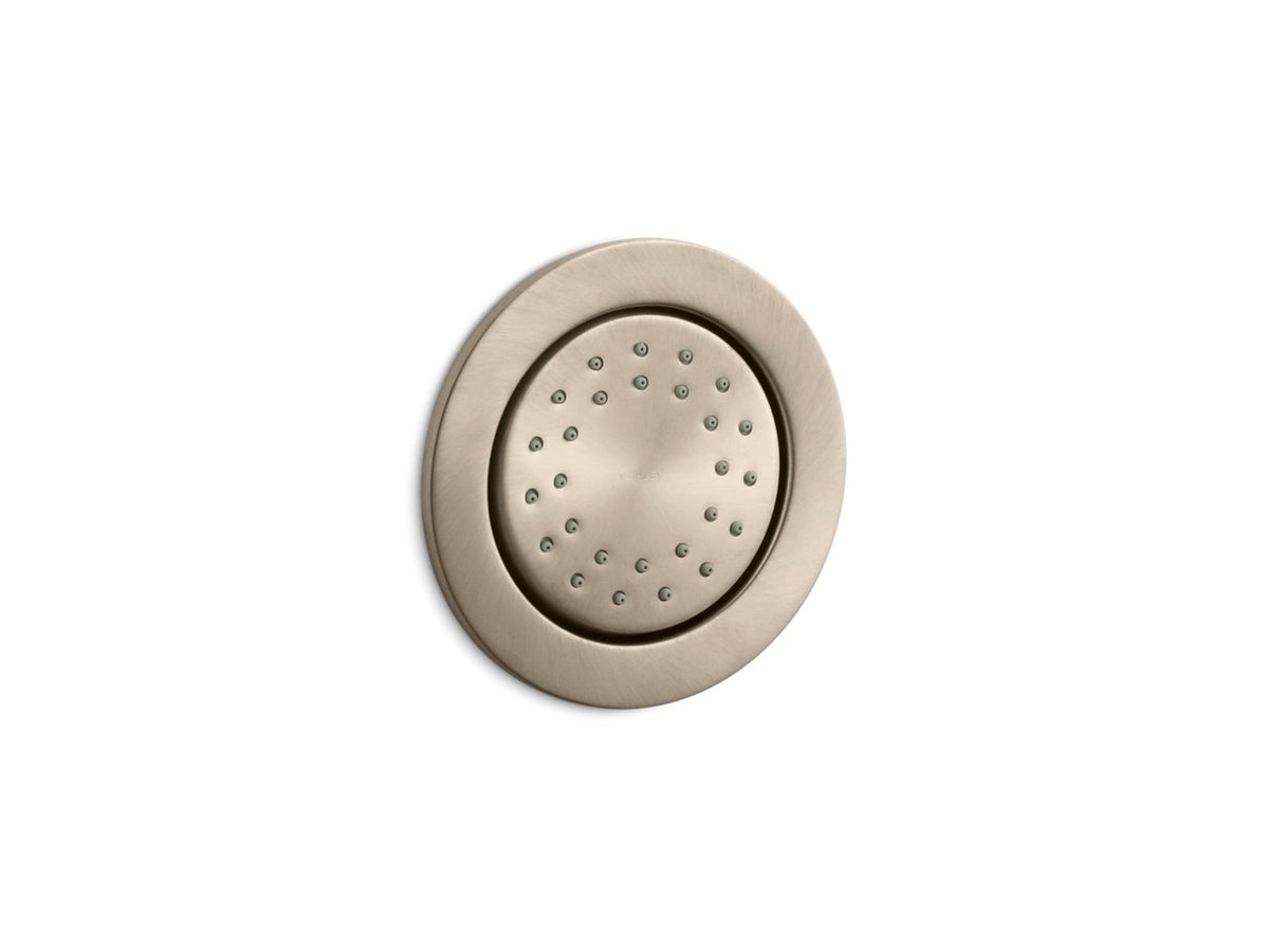 KOHLER K-8013-AK-BV Watertile Round 27-Nozzle Single-Function Body Spray, 2.0 Gpm - Vibrant Brushed Bronze