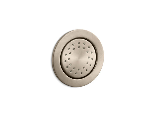 KOHLER K-8013-AK-BV WaterTile Round 27-nozzle single-function body spray, 2.0 gpm - Vibrant Brushed Bronze