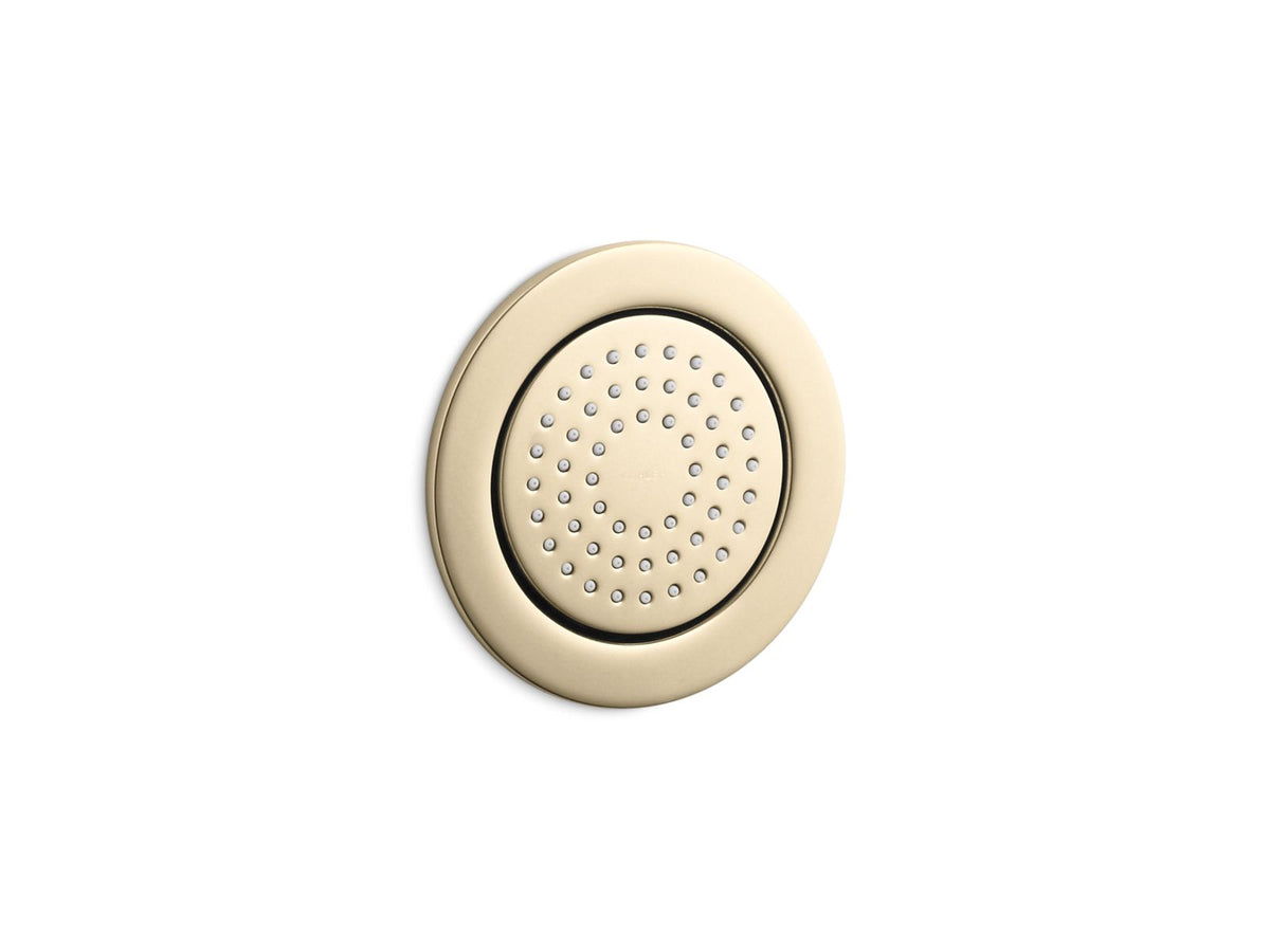 KOHLER K-8014-AF Watertile Round 54-Nozzle Single-Function Body Spray, 2.0 Gpm - Vibrant French Gold