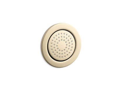 KOHLER K-8014-AF WaterTile Round 54-nozzle single-function body spray, 2.0 gpm - Vibrant French Gold