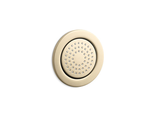 KOHLER K-8014-AF WaterTile Round 54-nozzle single-function body spray, 2.0 gpm - Vibrant French Gold