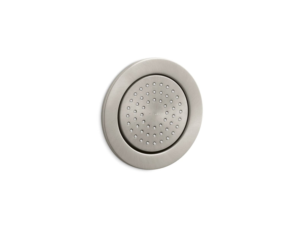 KOHLER K-8014-BN Watertile Round 54-Nozzle Single-Function Body Spray, 2.0 Gpm - Vibrant Brushed Nickel