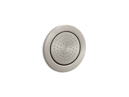 KOHLER K-8014-BN WaterTile Round 54-nozzle single-function body spray, 2.0 gpm - Vibrant Brushed Nickel