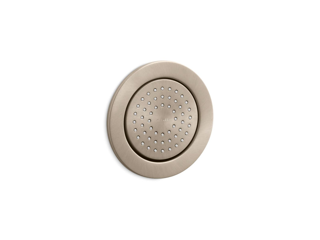 KOHLER K-8014-BV Watertile Round 54-Nozzle Single-Function Body Spray, 2.0 Gpm - Vibrant Brushed Bronze