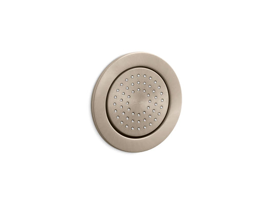 KOHLER K-8014-BV WaterTile Round 54-nozzle single-function body spray, 2.0 gpm - Vibrant Brushed Bronze