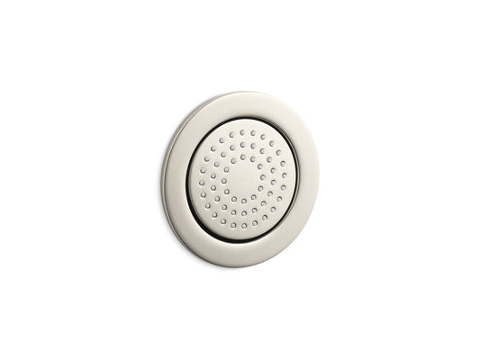 KOHLER K-8014-SN WaterTile Round 54-nozzle single-function body spray, 2.0 gpm - Vibrant Polished Nickel