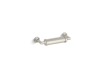 KOHLER K-13125-SN Pinstripe 3" cabinet pull - Vibrant Polished Nickel