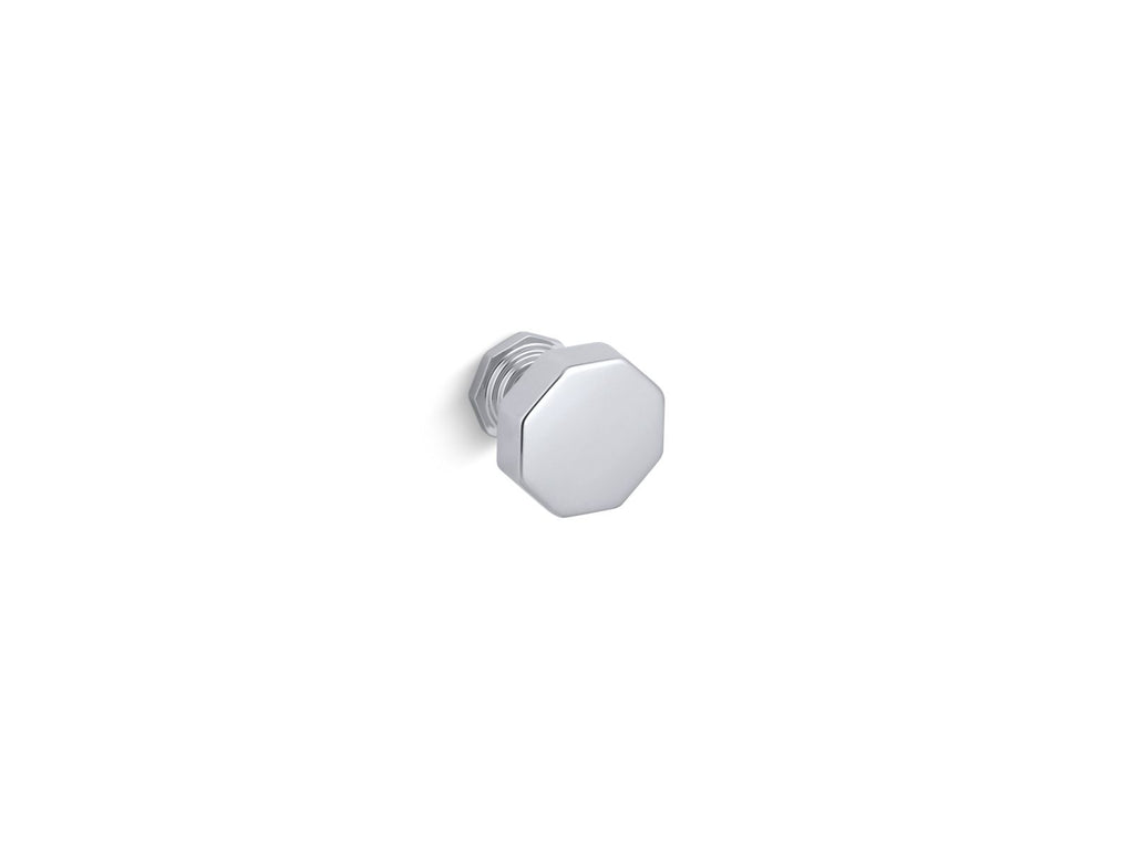 KOHLER K-13126-CP Pinstripe Cabinet Knob - Polished Chrome
