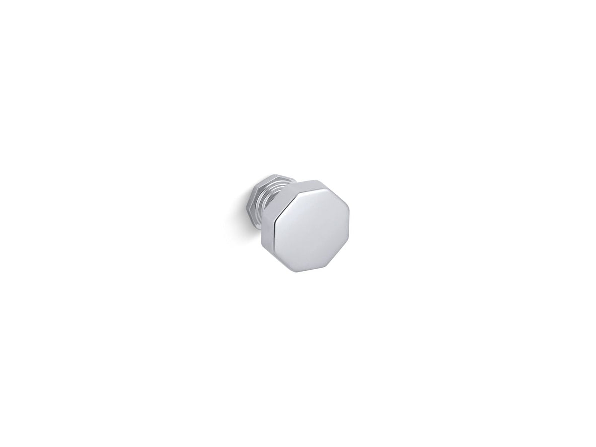 KOHLER K-13126-CP Pinstripe Cabinet Knob - Polished Chrome