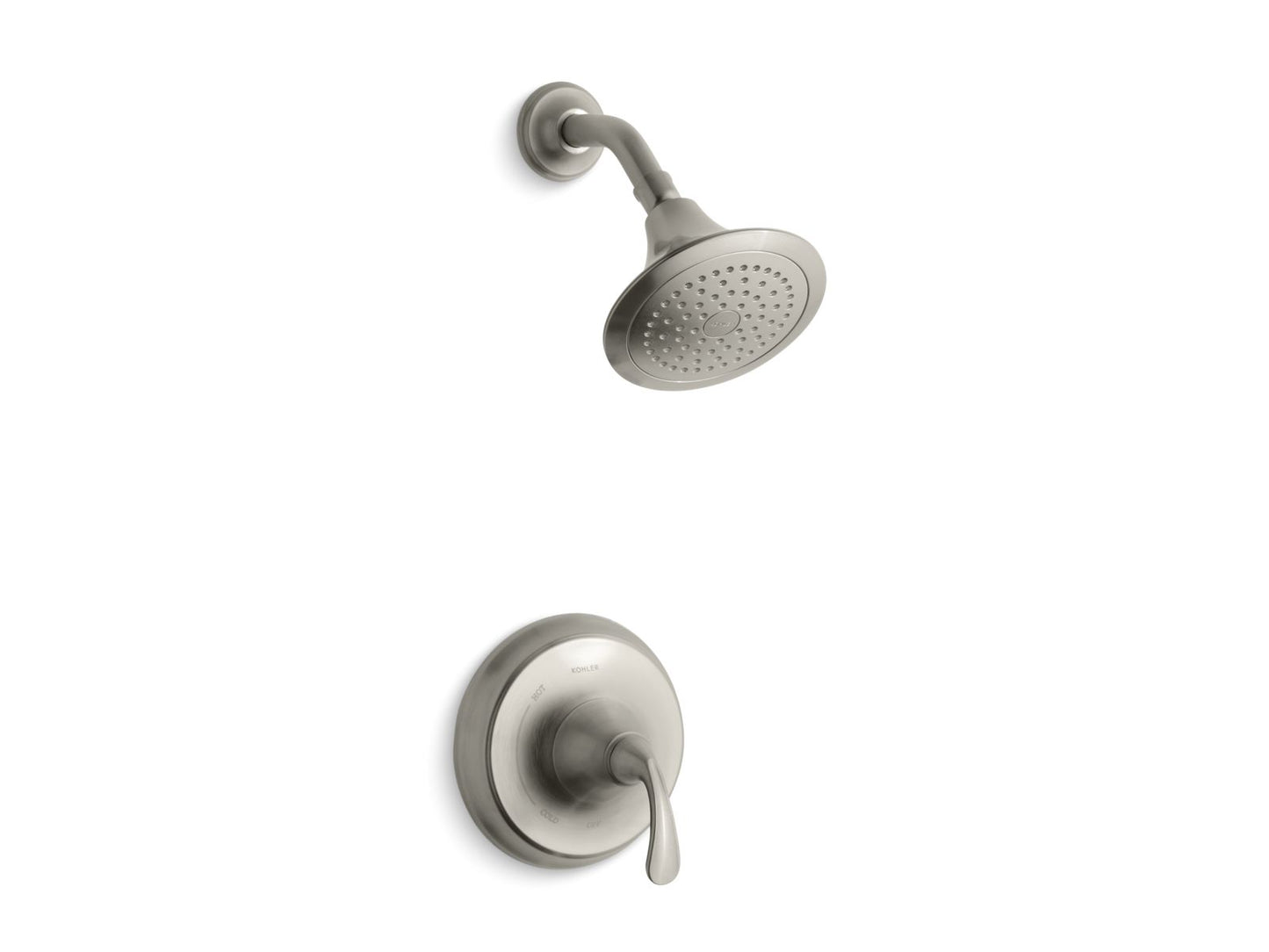 KOHLER K-TS10276-4-BN Forte Rite-Temp Shower Trim Kit, 2.5 Gpm In Vibrant Brushed Nickel