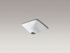 KOHLER K-6584-FF Iron/Tones 17" Top-/Undermount Single-Bowl Bar Sink - Sea Salt