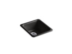KOHLER K-6584-7 Iron/Tones 17" Top-/Undermount Single-Bowl Bar Sink - Black Black