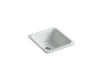 KOHLER K-6584-95 Iron/Tones 17" Top-/Undermount Single-Bowl Bar Sink - Ice Grey