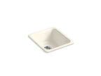KOHLER K-6584-96 Iron/Tones 17" Top-/Undermount Single-Bowl Bar Sink - Biscuit