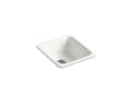 KOHLER K-6584-FF Iron/Tones 17" Top-/Undermount Single-Bowl Bar Sink - Sea Salt