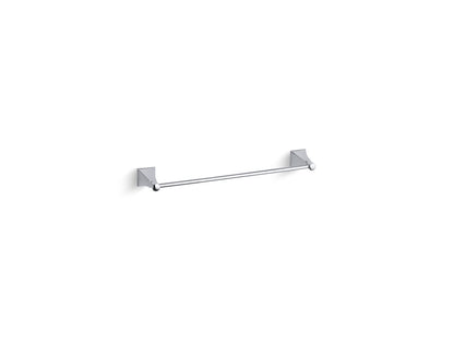 KOHLER K-485-CP Memoirs Stately 18" towel bar - Polished Chrome