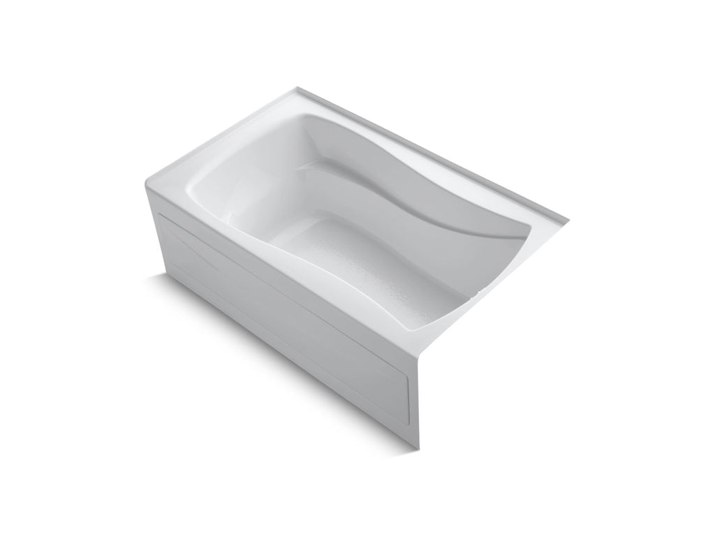 KOHLER K-1242-RA-0 Mariposa 60" X 36" Alcove Bath, Right Drain - White