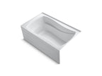 KOHLER K-1242-RA-0 Mariposa 60" X 36" Alcove Bath, Right Drain - White