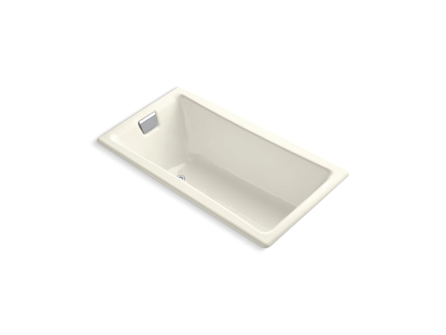 KOHLER K-850-96 Tea-For-Two 60" X 32" Drop-In Bath In Biscuit