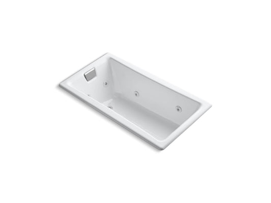 KOHLER K-852-JHB-0 Tea-For-Two 60" X 32" Drop-In/Undermount Whirlpool Bath In White