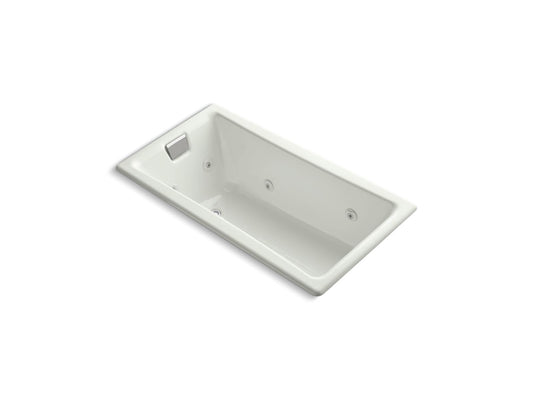 KOHLER K-852-JH-NY Tea-For-Two 60" X 32" Drop-In/Undermount Whirlpool Bath In Dune