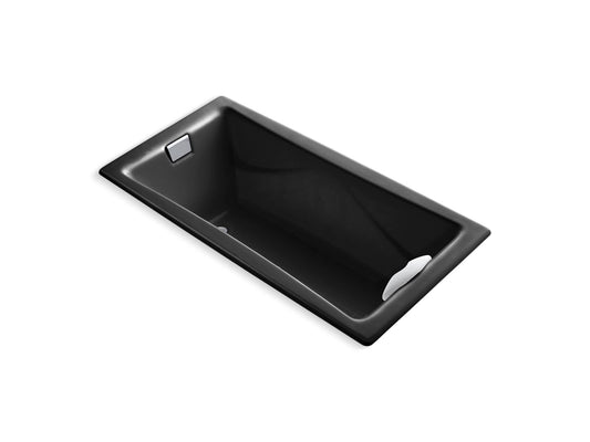 KOHLER K-863-7 Tea-For-Two 71-3/4" X 36" Drop-In Bath In Black Black