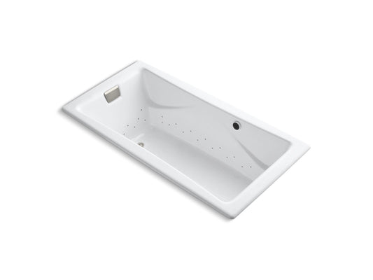 KOHLER K-865-GHBN-0 Tea-For-Two 71-3/4" X 36" Drop-In Heated Bubblemassage Air Bath In White