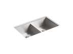 KOHLER K-3820-NA Vault 32" Undermount Double-Bowl Kitchen Sink - Stainless Steel
