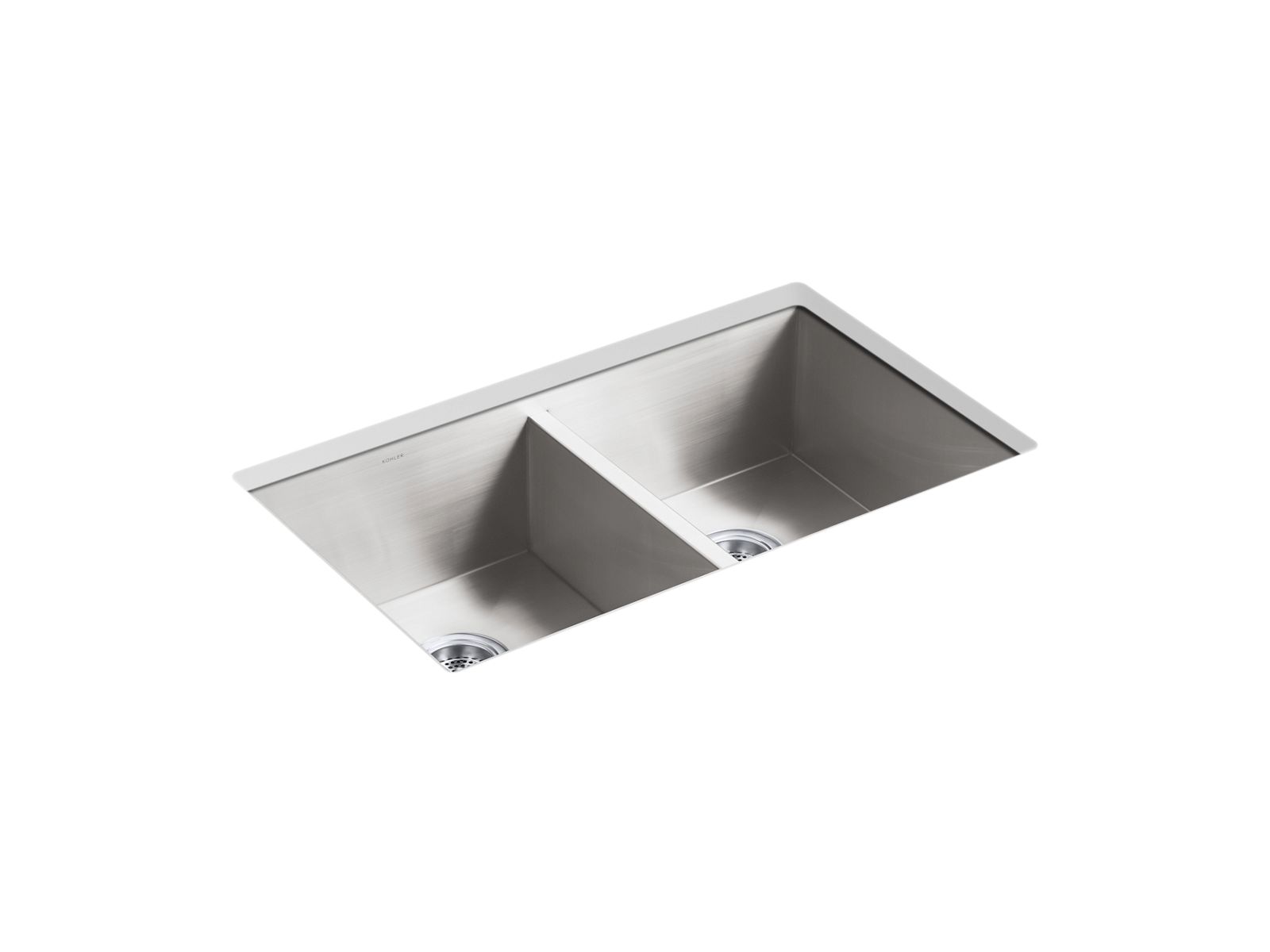 KOHLER K-3820-NA Vault 32" Undermount Double-Bowl Kitchen Sink - Stainless Steel