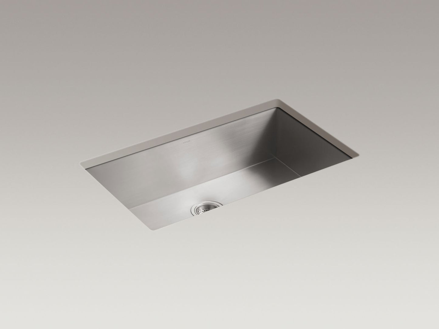 KOHLER K-3821-NA Vault 32" Undermount Single-Bowl Large Kitchen Sink